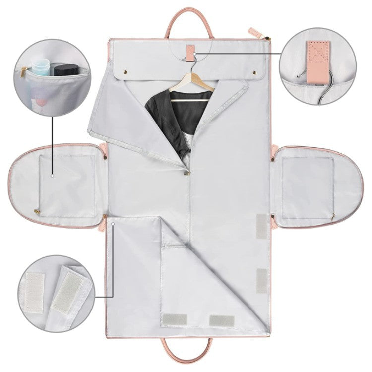 Foldable Luggage Gag with Internal Compartments