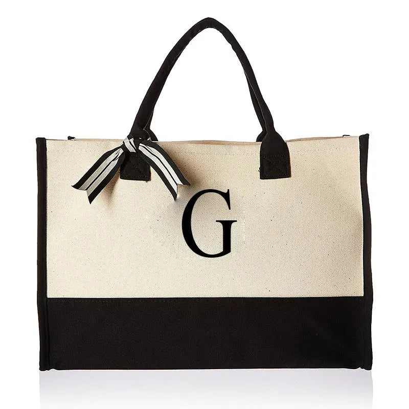 Fashion Canvas Tote – Large Capacity Shoulder Bag