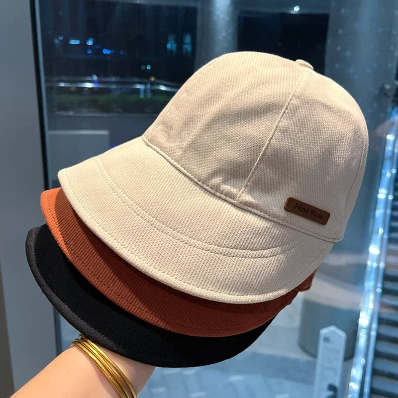 Women's Foldable Adjustable Cotton Sun Hat - UV Protection