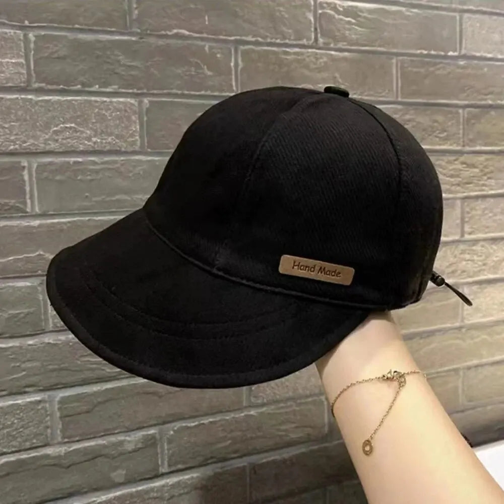 Women's Foldable Adjustable Cotton Sun Hat - UV Protection