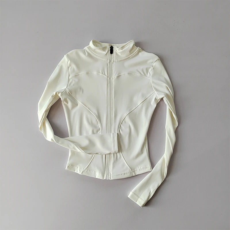 Jacket Running Fitness Stand Up Collar