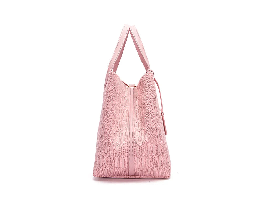 CH Shoulder Bag with Outside Pocket