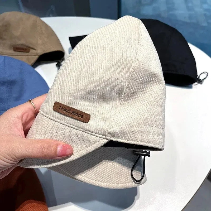 Women's Foldable Adjustable Cotton Sun Hat - UV Protection