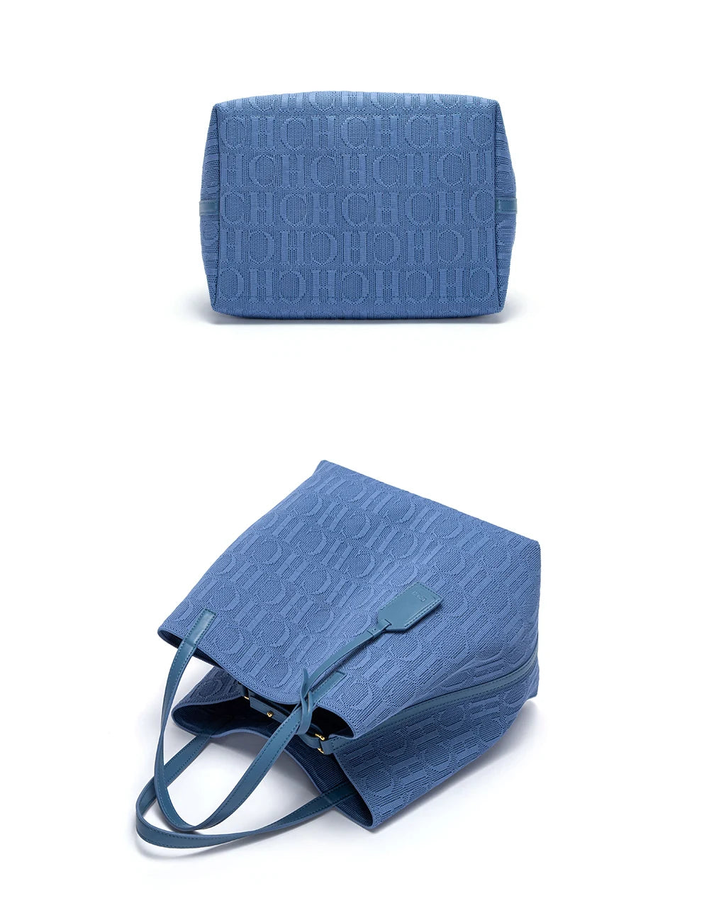 CH Shoulder Bag with Outside Pocket
