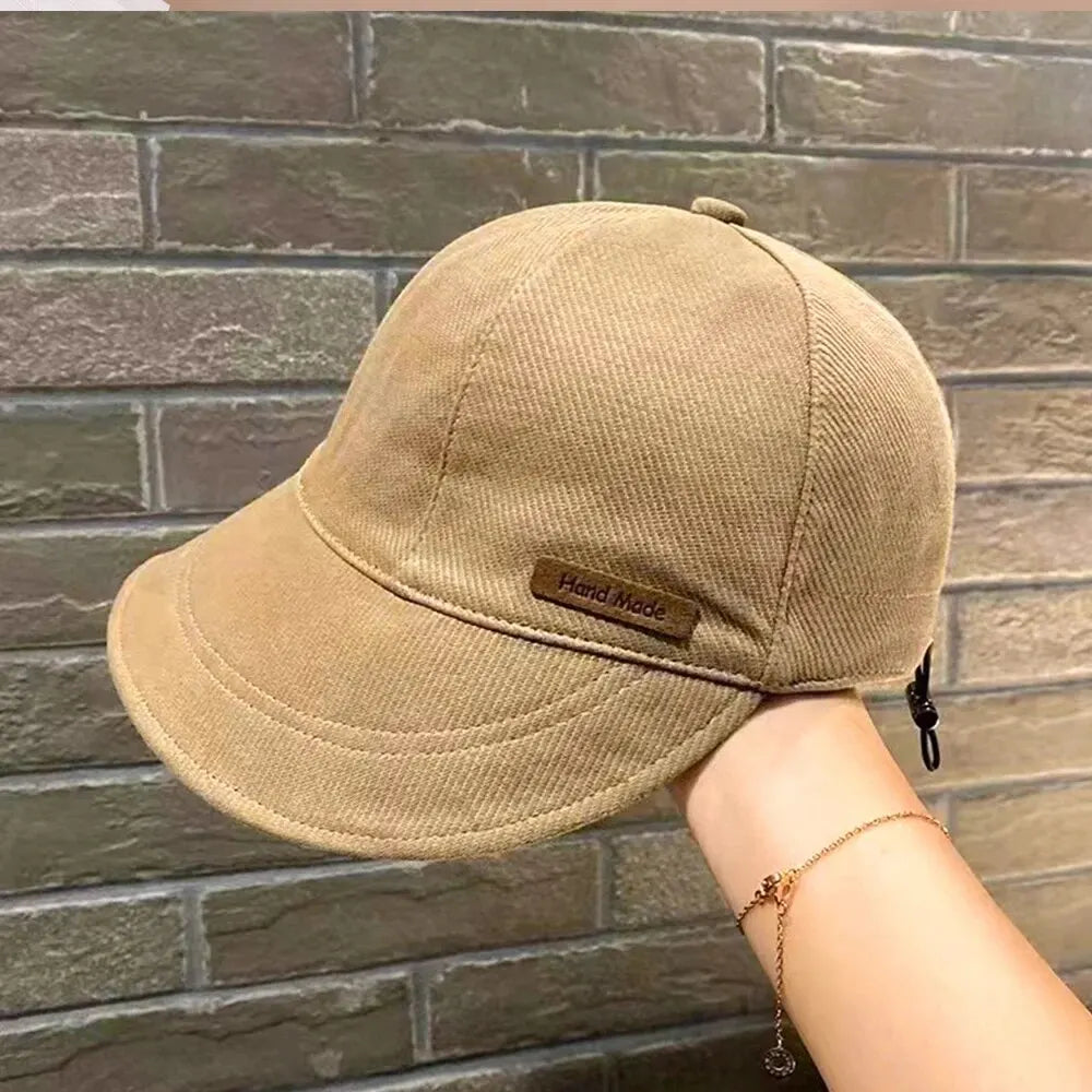 Women's Foldable Adjustable Cotton Sun Hat - UV Protection