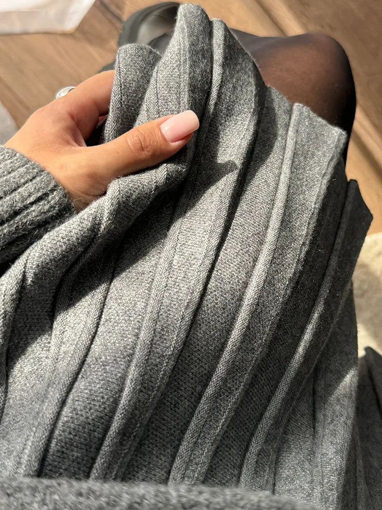 Pleated Mesh Mini Skirt/Midi Skirt