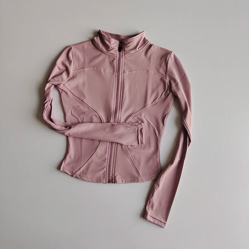 Jacket Running Fitness Stand Up Collar