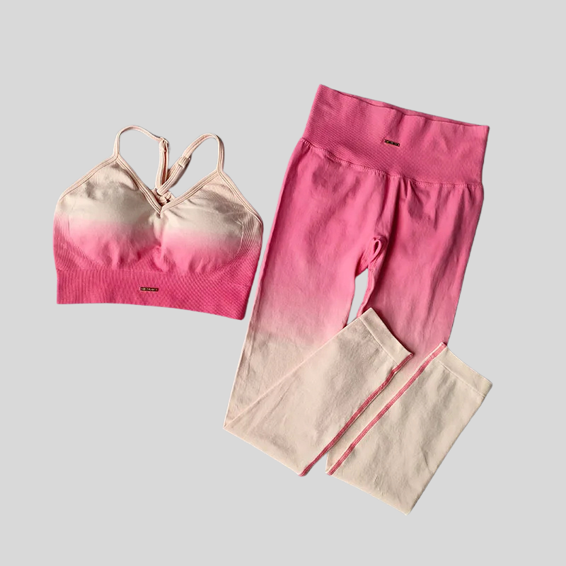 2PCS Gradient Yoga Set