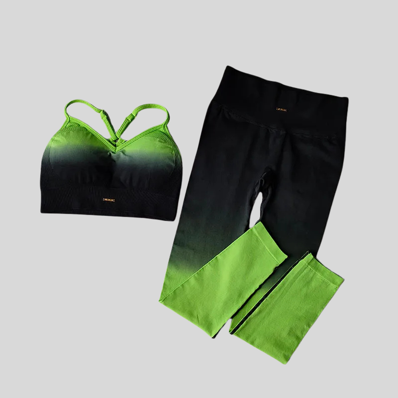 2PCS Gradient Yoga Set